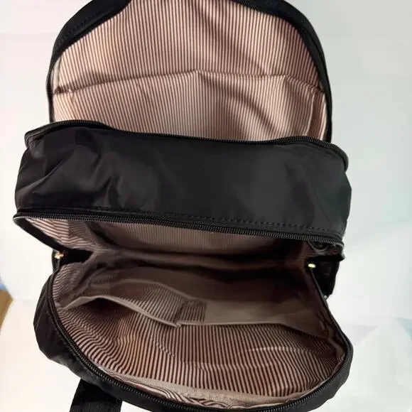 Nylon Laptop Backpack 15.6” USB Charging Port + Dust Bag New with tags - Picture 5 of 9